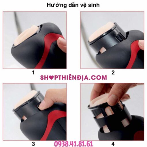 Hướng dẫn vệ sinh cốc thủ dâm nam tự động Melo