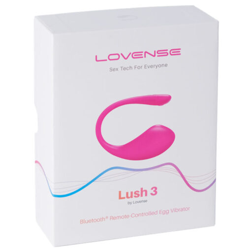 Mặt trước hộp trứng rung điều khiển qua app Lovense Lush 3