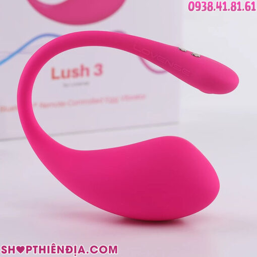 Trứng rung điều khiển qua app Lovense Lush 3 làm từ silicon