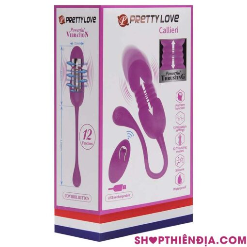 Hộp trứng rung thụt điều khiển từ xa Callieri