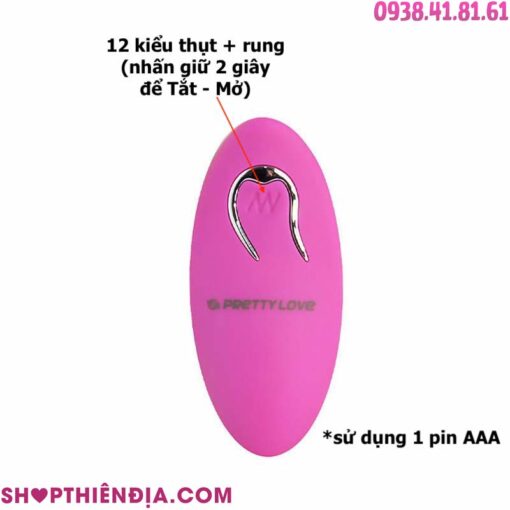 Hướng dẫn sử dụng trứng rung thụt điều khiển từ xa Callieri