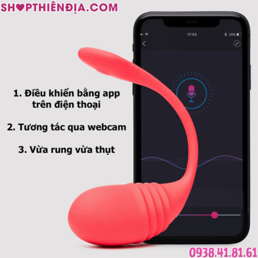 Tính năng chính của trứng rung thụt Lovense Vulse